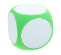 ERINGOGO Big Eva Dice Game Huge Dice Game Dices Tool Bright and Vibrant Green round Corner Supple Design Easy to Grasp and Play