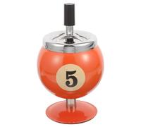 ERINGOGO Billiards Shaped Ashtray Small Smokeless Automatic Extinguishing Ash Tray Portable Indoor Outdoor for Home Office