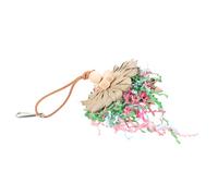 ERINGOGO Bite-resistant Parrot Chewing for Medium Small Birds Safe Wear-resistant Hanging Birdcage Accessory Multifunctional Relaxing Play and Decorative Cage Ornament