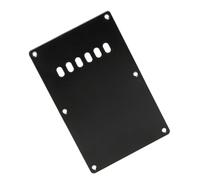 ERINGOGO Black 6-hole Electric Guitar Pickguard with Single Layer Structure, Plastic Tremolo Cover Plate for Easy Installation and Excellent Sound Quality, Suitable for Electric Guitar