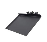 ERINGOGO Black Iron Microphone Stand Clamp-on Shelf Tray for Holding Small Accessories Compatible with Picks and Cell Phones for Studio and Bar Use