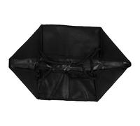 ERINGOGO Black Oxford Cloth Wheelchair Storage Bag Under Seat Organizer for Rollator and Walker, Waterproof Polyester Fabric with Easy Organisation and Convenient Carrying for Seniors