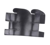 ERINGOGO Black PU Leather Trumpet Guard Protective Cover 19X13Cm Valve Protector Brass Wrap Prolongs Service Life Protects Surface Paint for Musical Instruments