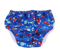 ERINGOGO Blue Nylon Washable Swim Diaper for Boys, Leakproof and Comfortable Training Pants Suitable for Summer Swimming, Fits 7-13kg Babies