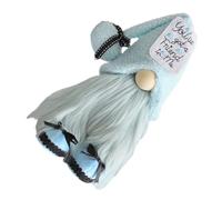 ERINGOGO Blue Sea Gnome Doll Decorative Festival Ornament Lightweight Cloth Material Adorable Holiday Shop Window and Table Display for Birthday and Home Decor