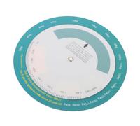 ERINGOGO Bmi Measurement Tool Wall Mounted Health Turntable Chart for Male and Female Plastic Quick Reference Weight and Height Index for Home Use