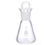 ERINGOGO Borosilicate Erlenmeyer Glass Flask for Chemistry Experiments Professional Conical Flask with Graduations High Borosilicate Glass for School Science and Laboratory Use