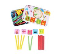 ERINGOGO Boy Girl Educational Calculator Mathematics Stick Puzzle Toy Numbers Recognition Quantity Understanding for Early Learning and Development