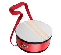 ERINGOGO Boy Girl Marching Drum Red Hand Held Drums for Preschool Musical Instruments and Enhancing Rhythm Skills during School Events