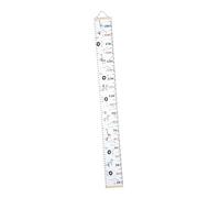 ERINGOGO Boys and Girls Height Measurement Growth Chart Canvas for Nursery Easy to Install Wall Hanging Ruler for Recording Boy Girl's Height for Home Decoration East African Design