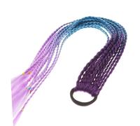 ERINGOGO Braided Ponytail Extension Hair Extensions for Boys and Girls for Boys and Girls Soft No-Shedding Lightweight Synthetic Braids for Daily Life and Cosplay