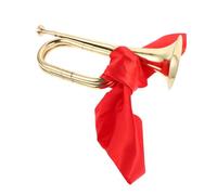 ERINGOGO Brass Bugle Trumpet with Mouthpiece for Beginner Orchestra Musicians Clear Tone Wind Instrument for School Bands and Marching High Durability Musical Bugle