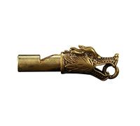ERINGOGO Brass Emergency Whistle Keychain Small Lightweight Loud Outdoor Survival Hiking Referee Camping Safety