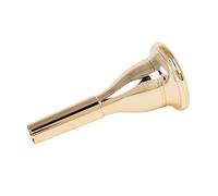 ERINGOGO Brass Tuba Mouthpiece Easy to Play and Strong Sound Penetration Replacement 13.3mm with Cnc Electroplated Golden Finish Instrument Accessory for Professional Musical