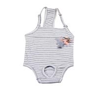 ERINGOGO Breathable Washable Pet Diaper Pants for Female Dogs Comfortable Cloth Dog Sanitary Pantie with Full Body Coverage Reusable Pet Physiological Menstrual Nappies for Heat Period