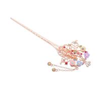 ERINGOGO Bridal Hair Pin Wedding Hair Pins Hand Embroidered Traditional Chinese Hairpin Tassels for Ponytail