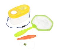 ERINGOGO Bug Catcher Observation Box with Transparent Insect Viewing Cage and Butterfly Net for Outdoor Exploration Educational Science to Develop Skills and Nature Interest Birthday Gift