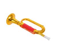ERINGOGO Bugle Trumpet Prop Engaging Musical for Realistic Design with Easy Press Button for Loud Sounds for Stage Performances and Playtime Fun