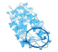 ERINGOGO Butterfly Crib Mobile Hanging Ornament Felt Balls for Girl Nursery Decoration Cute Boys and Girls Bedroom Decor