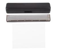 ERINGOGO C-key Harmonica Silver Color for Beginners and Professionals Includes Case Durable Design for Group Play
