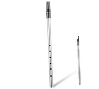 ERINGOGO C Key Irish Whistle Flute for Beginners, Silver Copper Metal, and Accurate Timbre, for Learning and Traditional Irish Music
