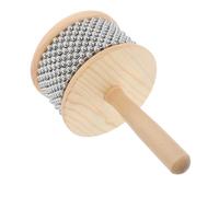 ERINGOGO Cabasa Percussion Instrument Wooden Music Block Beads for Beginners and Adults for Band Music Education Classroom Outdoor Concerts and Personal Practice