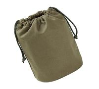 ERINGOGO Canvas Drawstring Storage Bag Large Capacity Canvas Storage Container Military Green for Camping Outdoor Travel Organization
