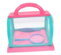 ERINGOGO Capacity Catcher Cage for Transparent Mesh Holder Portable Outdoor Butterfly Habitat Box for Observation and Learning and Easy to Use for Boys