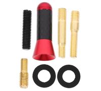 ERINGOGO Carbon Fiber Vehicle Roof Antenna Replacement Short Car Radio Antenna for Cars Trucks Lightweight Aluminum Alloy Exterior Auto Aerial Fit with Reliable Signal Performance Red