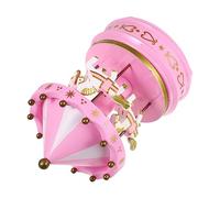 ERINGOGO Carousel Music Box Handmade Musical Birthday Home Decor Desktop Ornament Charming Bride Shape Craft Decoration