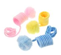 ERINGOGO Cat Scratch Ball 3Pcs Plush Bouncy Reusable Kitten Scratching Balls for Indoor Cats Home Play