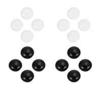 ERINGOGO Ceramic Go Chess Stones Set 36Pcs Flat Black and White Go Game Pieces for School and Home