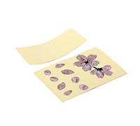 ERINGOGO Cherry Blossom Guitar Sticker for Bass and Ukulele, Removable Self Adhesive Plastic Floral Design, Beautiful Yellow Flower Guitar Headstock Sticker for Musical Instruments