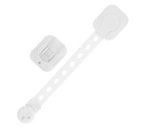 ERINGOGO Child Safety Locks Baby Proof Drawer Locks White Self-Adhesive Refrigerator Latches for Kitchen Cabinets Boy Girl Protection Against Pinch Hazards