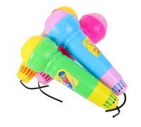 ERINGOGO Children's Echo Microphone Toy 4pcs Lightweight 19cm Karaoke Prop for Boys and Girls Fun Party Supply for Kids Echo Mic Activities