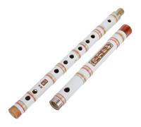 ERINGOGO Chinese Bamboo Flute for Beginners Two-section Bitter Bamboo Flute for Adults Traditional Instrument for Learning and Performance