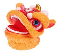ERINGOGO Chinese Dancing Lion Hand Puppet for Soft Stuffed Animal Cute Storytelling Prop Enhancing Imagination and Role Play Skills Red