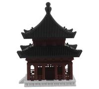 ERINGOGO Chinese Pavilion Decoration for Fish Tank and Desktop Miniature Ancient Building Model with Timeless Charm Low Maintenance Micro Landscape Ornament for Home and Office