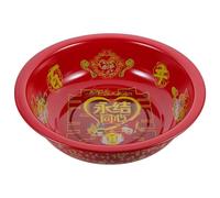 ERINGOGO Chinese Traditional Wedding Washbasin Vintage Decorative Basin Bowl for Wedding Party Rustic Farmhouse Decor Chinese Style Wash Basin