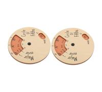 ERINGOGO Chord Wheel with Smooth Surface Melody Tool Circle of Fifths 2pcs Wooden Handy Design for Musicians for Placing on Desks Or Bedside Tables