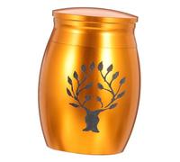 ERINGOGO Cinerary Casket for Pets Stainless Steel Dog and Cat Ash Storage Case Elegant Commemorative Urn Wide Opening for Easy Filling for Memorial Display Home