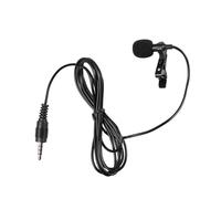 ERINGOGO Clip Lavalier Microphone Jack Mini Condenser Mic for Mobile Phones High Sensitivity Portable Recording Easy Clip Design with Windscreen for Lectures Singing