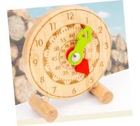 ERINGOGO Clock Colorful Educational Teaching Clock Model for Cognition Learning Tool Safe Smooth Surface Interactive Learning Aid