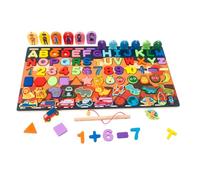 ERINGOGO Colorful Building Blocks Educational for Years Old Early Learning Puzzle for Brain Development Cognitive Skill and Coordination Training
