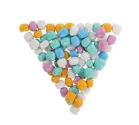 ERINGOGO Colorful Imitation Porcelain Craft Sand Pellets Beads Safe Non Toxic Sensory Play Sand for Indoor Playhouse and Art Activities Color Pack for Creative Development and Fun