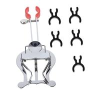 ERINGOGO Compact Trumpet Music Sheet Clamp Holder with Lyre Clips and Portable Stand Lightweight Non Deformable Score Clip for Secure Musical Instrument Sheet Music Protection and Easy