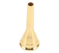 ERINGOGO Copper French Horn Mouthpiece for Music Instruments Silver-plated Brass Horn Part Smooth Polished Surface Easy to Install Suitable for Beginners Practicing and Concert Performances