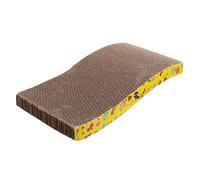 ERINGOGO Corrugated Cat Scratcher Board for Kitten Natural Cat Scratching Pad with Stable Design to Protect Furniture Sofa and Floors From Claws Random Color