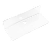 ERINGOGO Cosmetics Floating Shelf Storage Stand 9.00x3.73x2.36in Acrylic L Shaped Minimalist Punch Free Floating Shelf for Kitchen and Schoolroom
