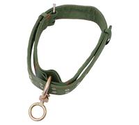 ERINGOGO Cow Collar Heavy-Duty Adjustable Canvas Neck Strap, Green, 130x130cm, Wear-Resistant Design for Feeding and Traction, Suitable for Cattle, Horses, Goats